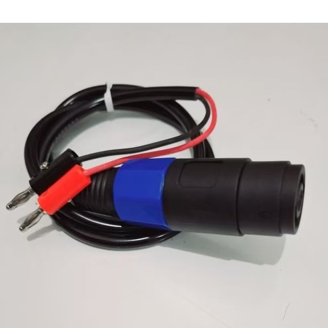 Kabel sambungan speaker jek Spikon Female ke jek banana 1 METER