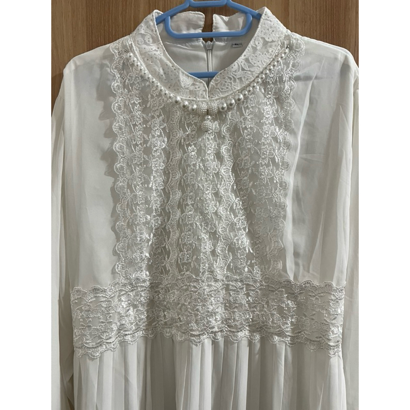 Gamis Putih by Agnes Hijab A [NEW]