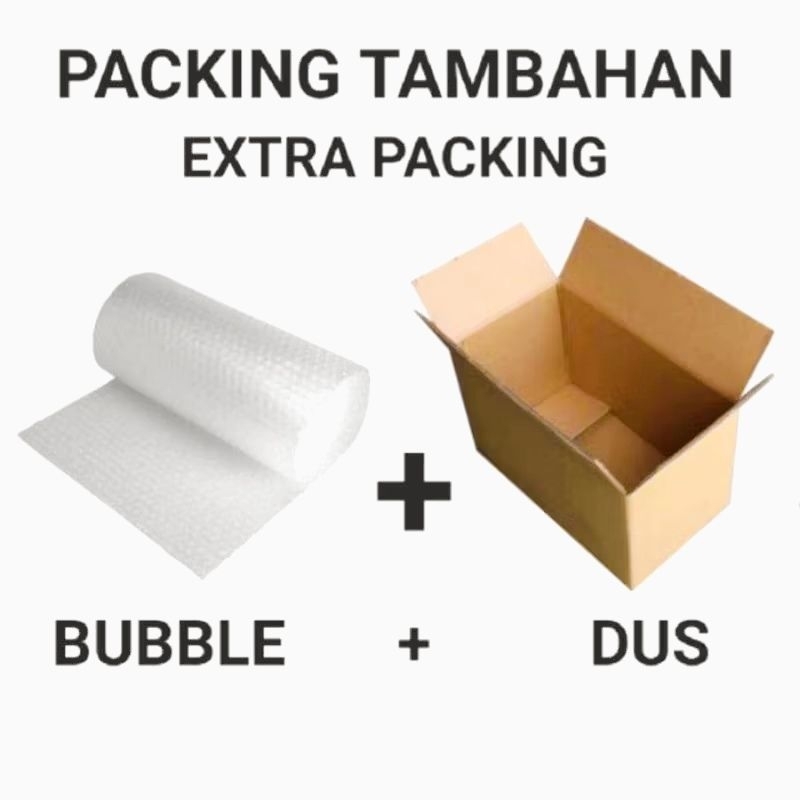 

Tambahan Packing kardus + Bubble Wrap
