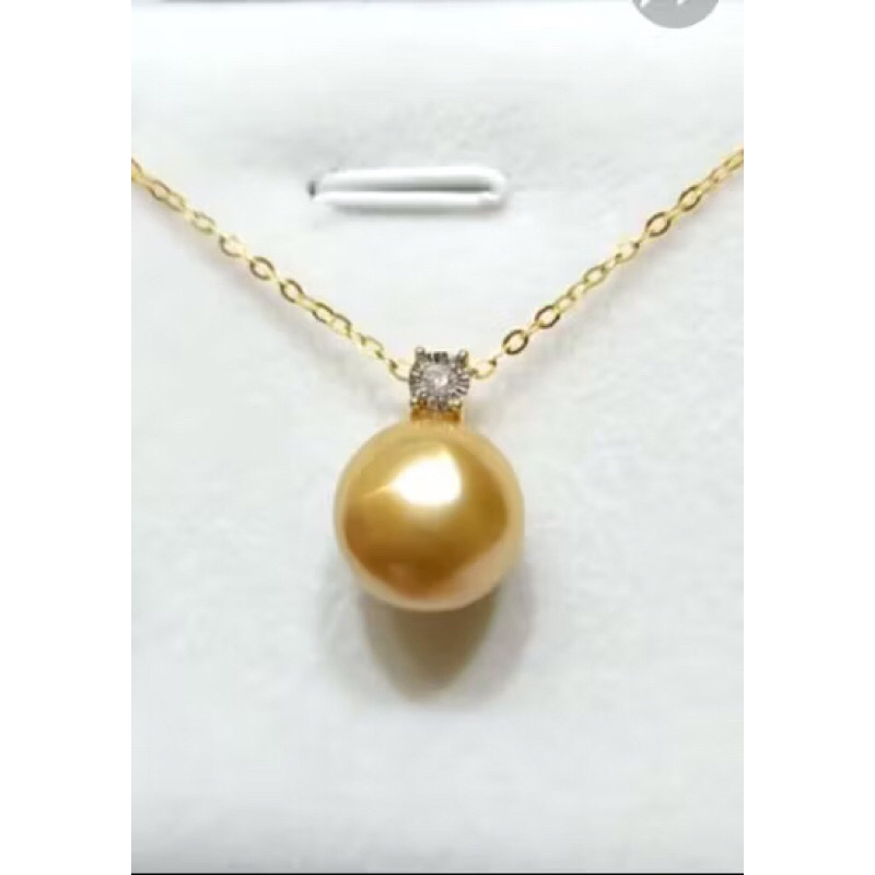 liontin mutiara air laut gold matang mutiara air laut bigsize