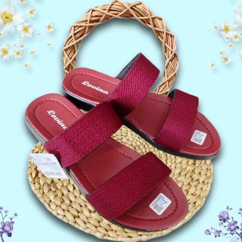 Sandal teplek wanita - sandal santai casual wanita - sandal selop turki - sandal TURKI SELEMPANG 2 -