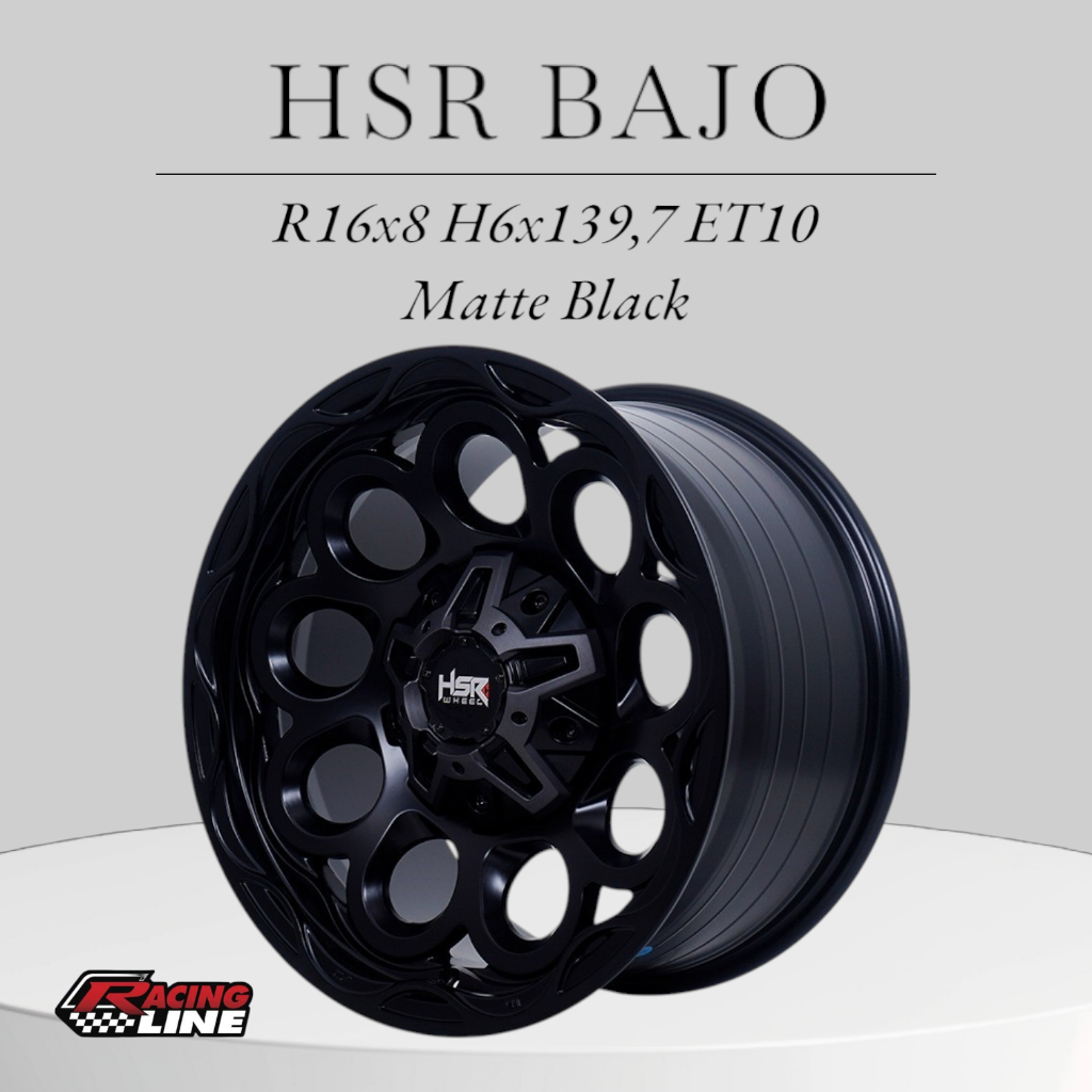 Velg Mobil Ring 16 Untuk Mobil Hardtop Strada Triton Hilux Doubel Ford dll HSR BAJO R16