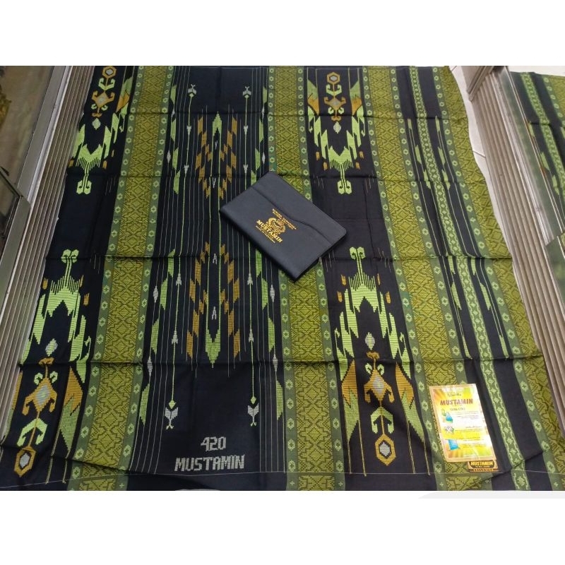 Sarung MUSTAMIN Full Sutra 420 Motif SGE GOLD