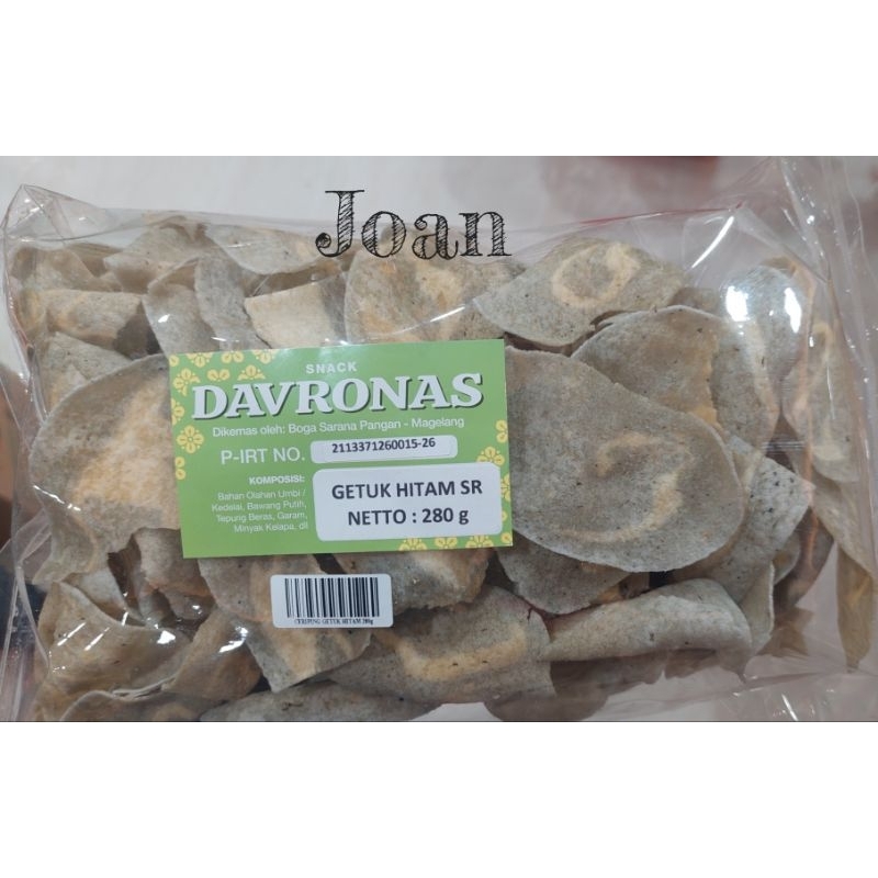 

GETUK HITAM SR 280gr DAVRONAS / Camilan & Oleh Oleh Khas Magelang Jogja Solo