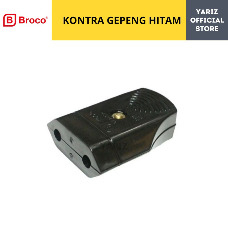 BROCO Contra Steker gepeng biasa, Steker Gepeng Broco, Steker Gepeng Hitam