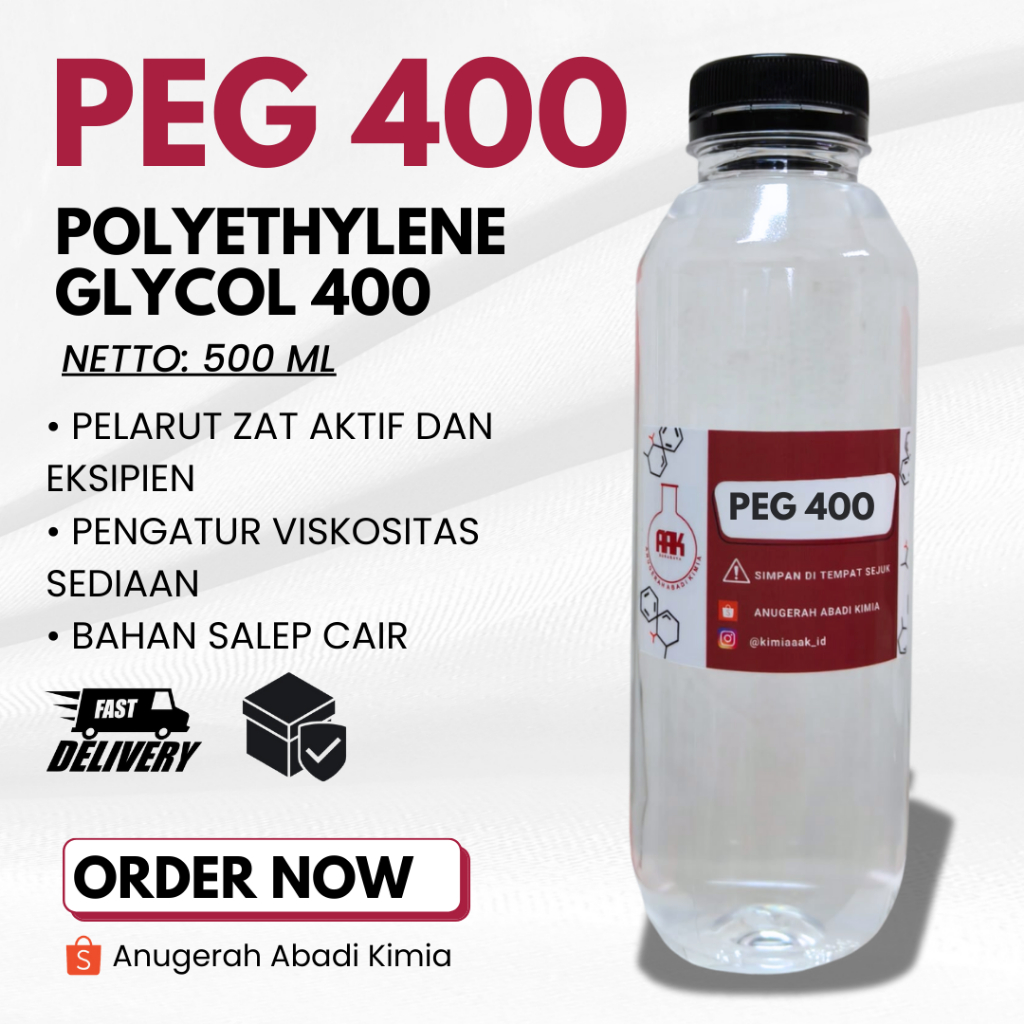 PEG 400 / Polyethylene Glycol 400 / 500ml