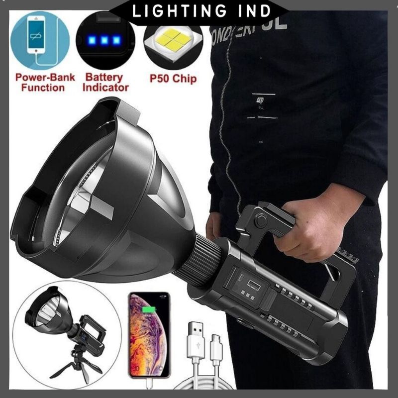 Senter LED Super Terang Original Custom