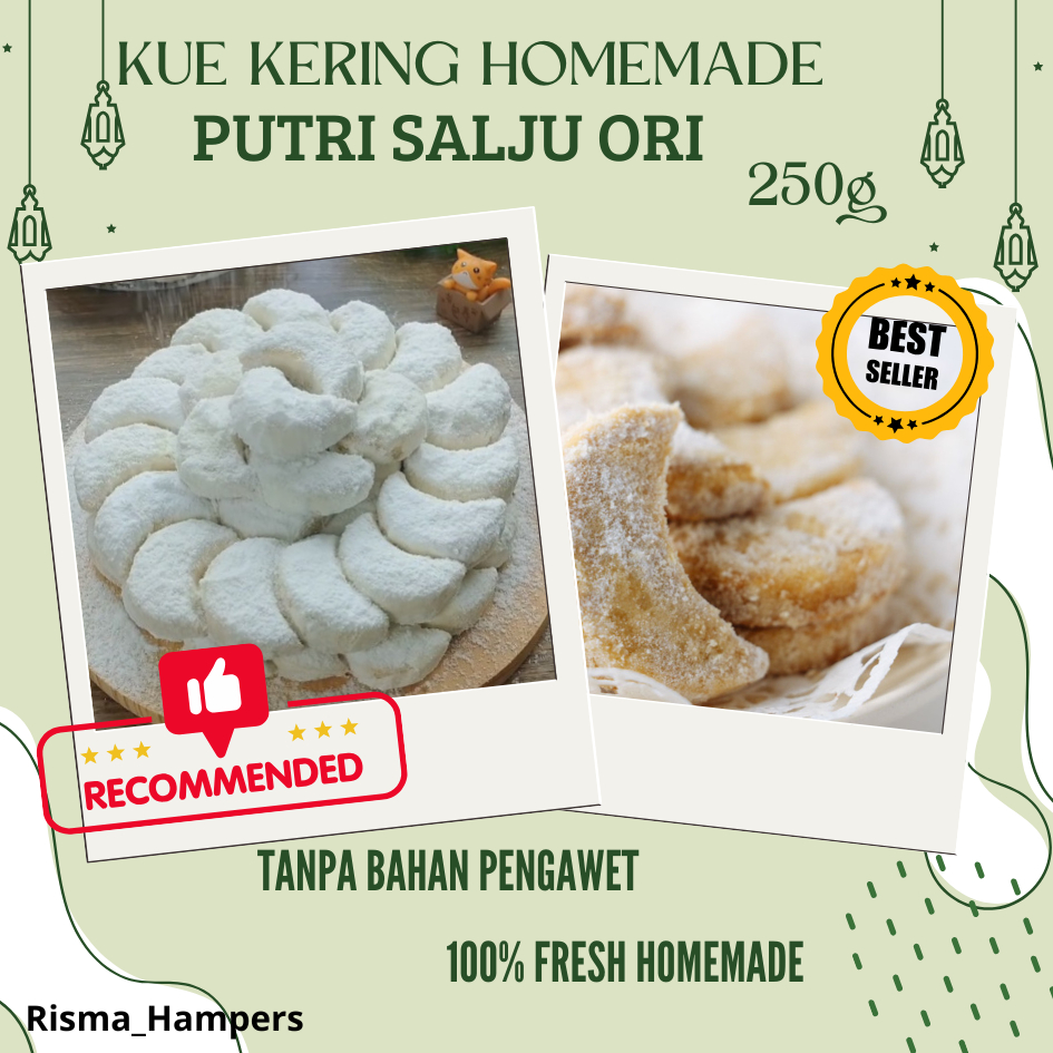 

KUE KERING PUTRI SALJU HOMEMADE 250 GRAM