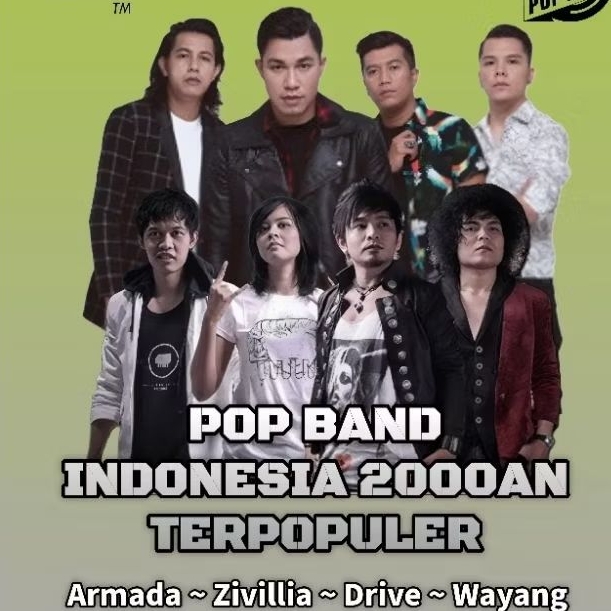KASET DVD MUSIK LAGU POP BAND INDONESIA TAHUN 2000AN TERPOPULER  - KASET DVD MUSIK LAGU POP BAND ARM