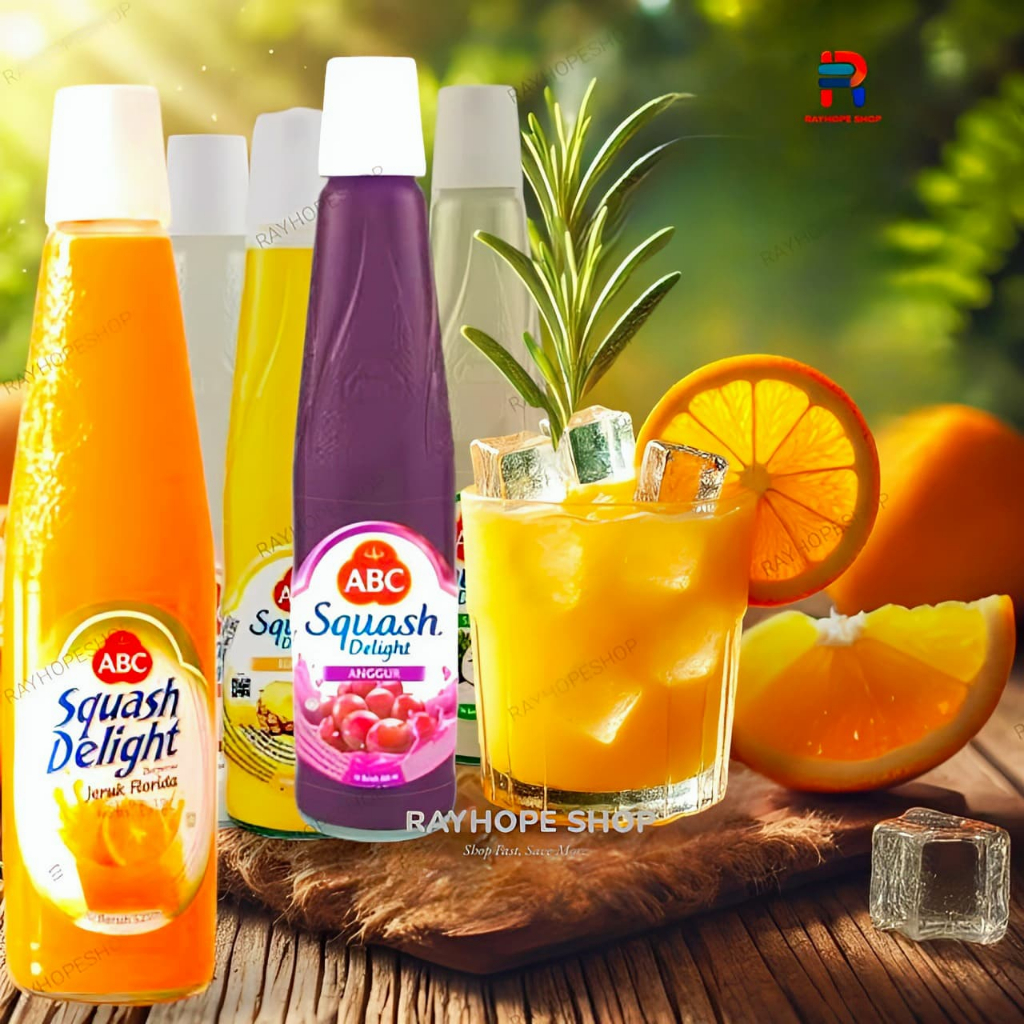 

PROMO Sirup Syrup ABC Squash Delight Buah Rasa Mangga Mango Sirsak Grape Anggur Jeruk Orange Florida Nanas Pineapple Botol Beling 450ml 450 ml Murah Termurah Usaha Kekinian Viral Ide Jualan UMKM Es Parcel Lebaran Idul Fitri Natal Jus Segar Horeka Horeca