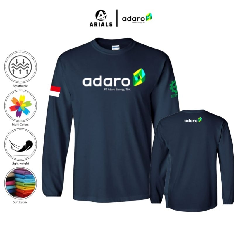 Arials Kaos Baju Lengan Panjang PT Adaro Energy Tbk