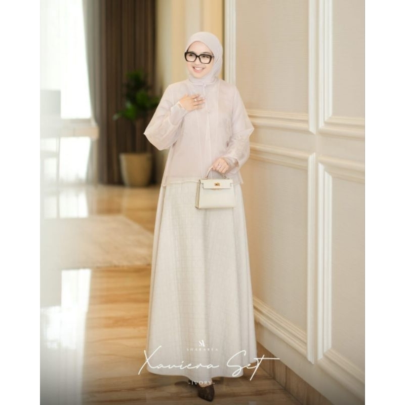 XAVIERA SET (SET BLOUSE SKIRT) BY SHARAREA_ORIGINAL_READY SIAP