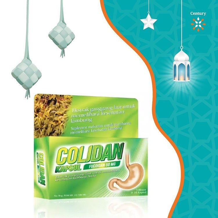 colidan 50 mg // colidan fucoidan 50 mg setrip // colidan kapsul 50 mg