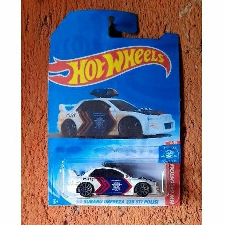 Diecast Custom Hot Wheels Subaru Impreza 22B STI Custom Polisi Indonesia Stance + Led Lampu Sirine B