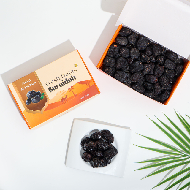 

Kurma Ajwa Grade Medium 500g Manis