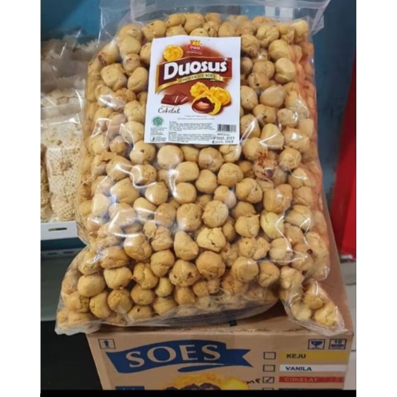 

DUO SUS COKLAT || DOU SUS COKLAT KEMASAN 2 KG || SOES COKLAT LUMER