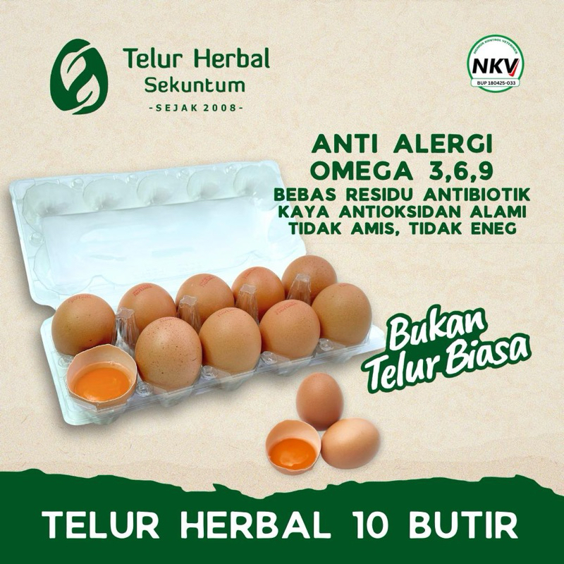

Telur Ayam Omega 3 Herbal Sekuntum Curah