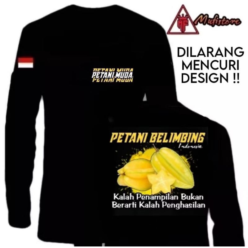 KAOS LENGAN PANJANG PETANI MUDA BELIMBING
