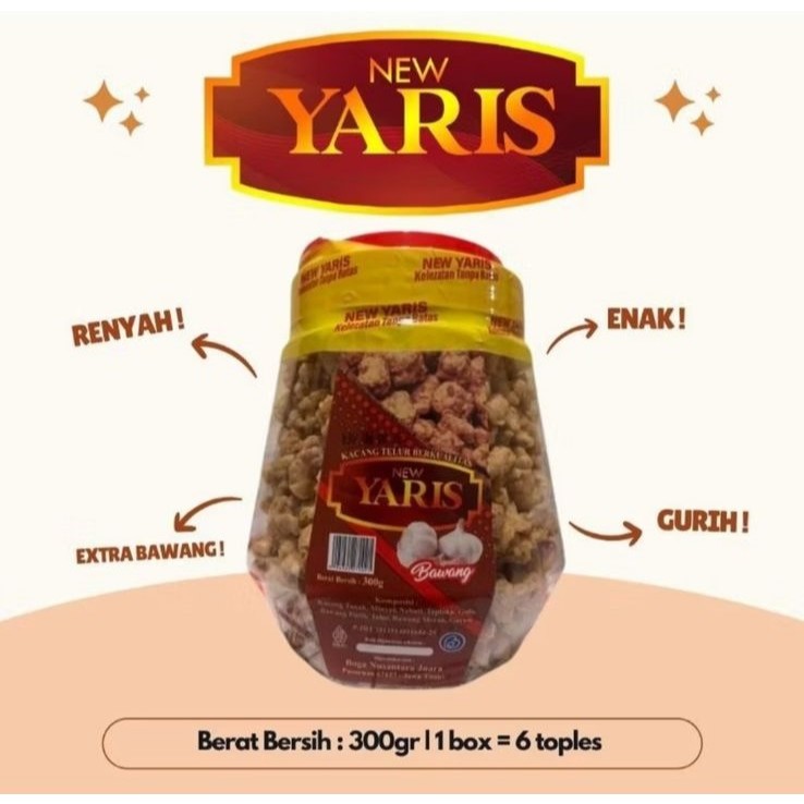 

Kacang New Yaris - Kacang Bawang Gurih 300gr