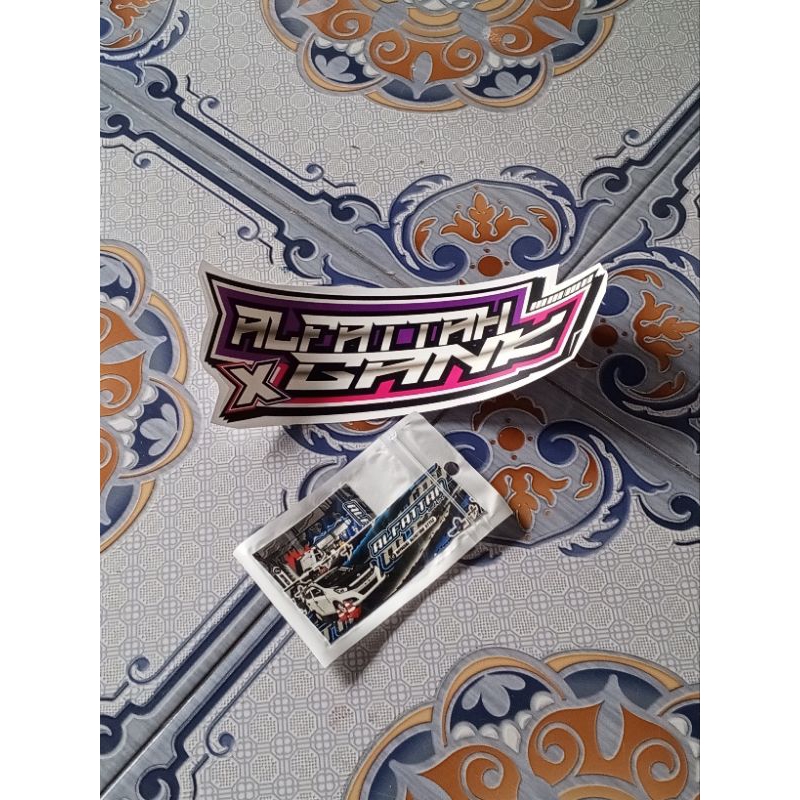 

STIKER OFFICIAL ALFATTAH STYLE Original. DAPAT STIKER BIASA DAN STIKER TEAM SUPPORT