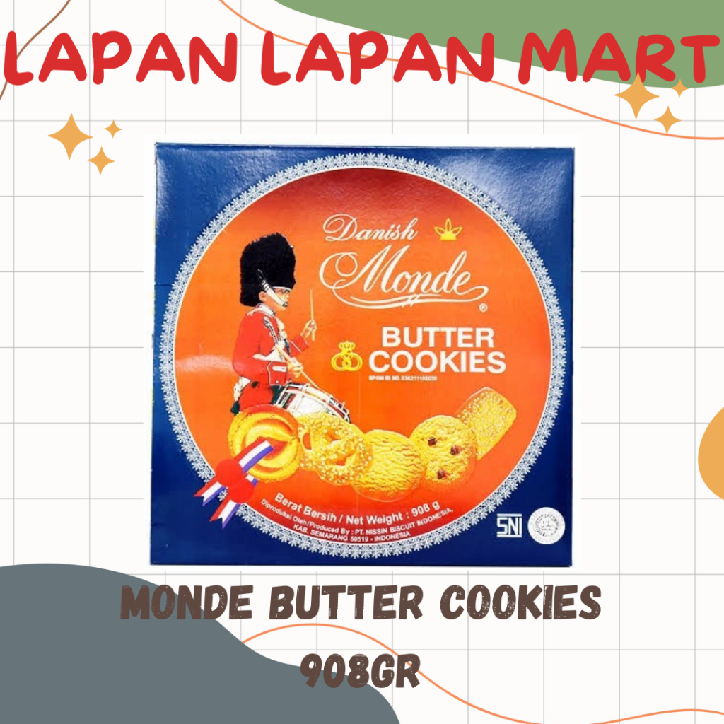 

Monde Butter Cookies 908gr (Seasonal Item)