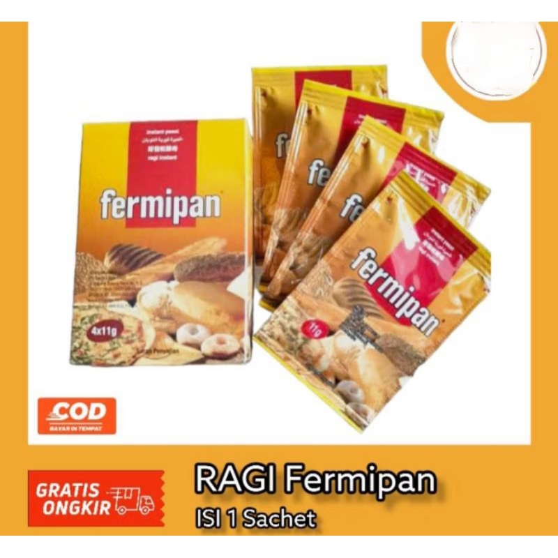 

Fermipan Ragi Instan 11 gram 1 pcs - Exp.September 2025