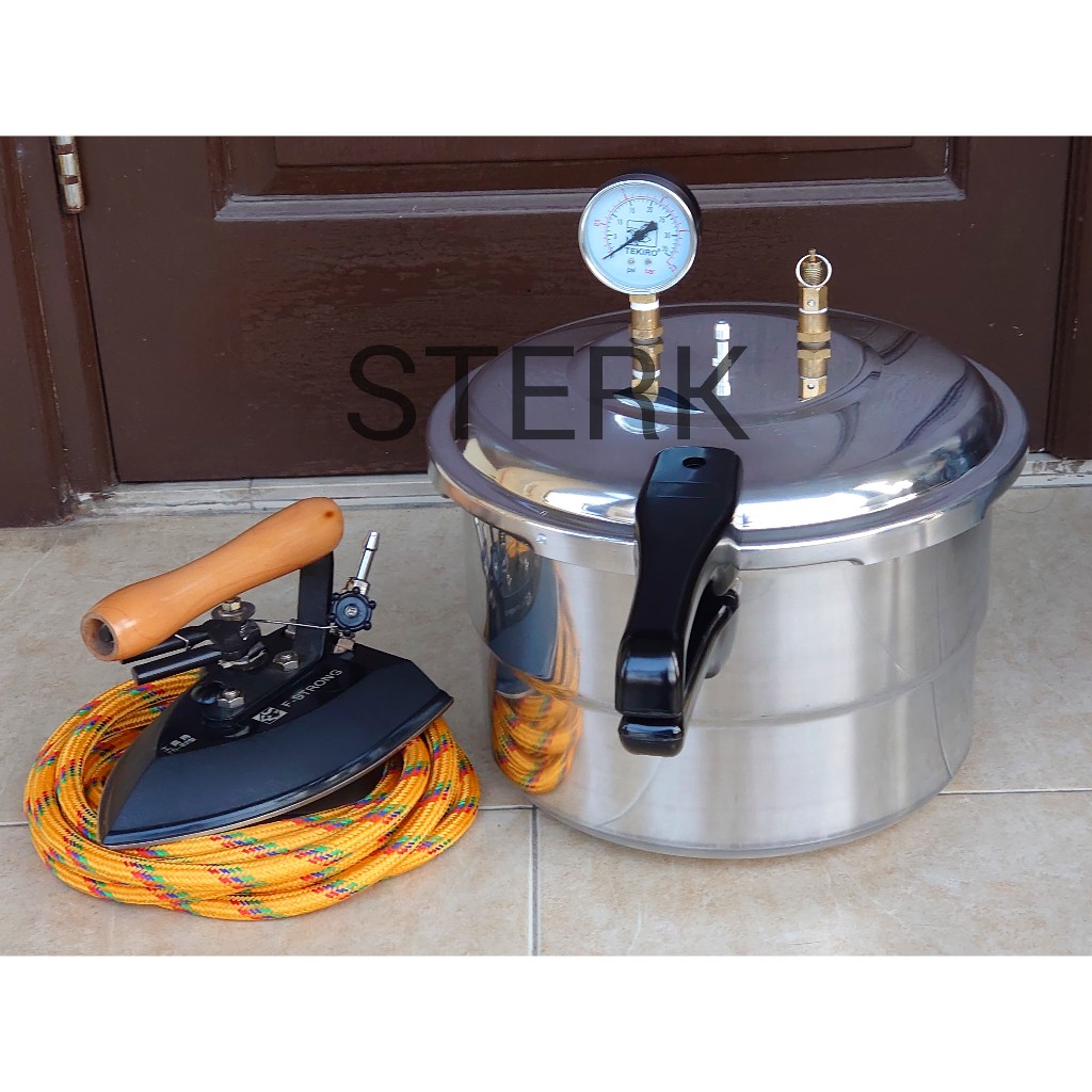 Setrika Uap Laundry Sterk Model Presto 12 Liter