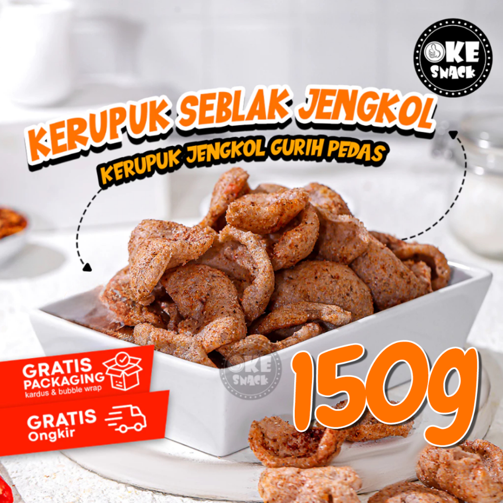 

Kerupuk Seblak Jengkol Pedas 150g