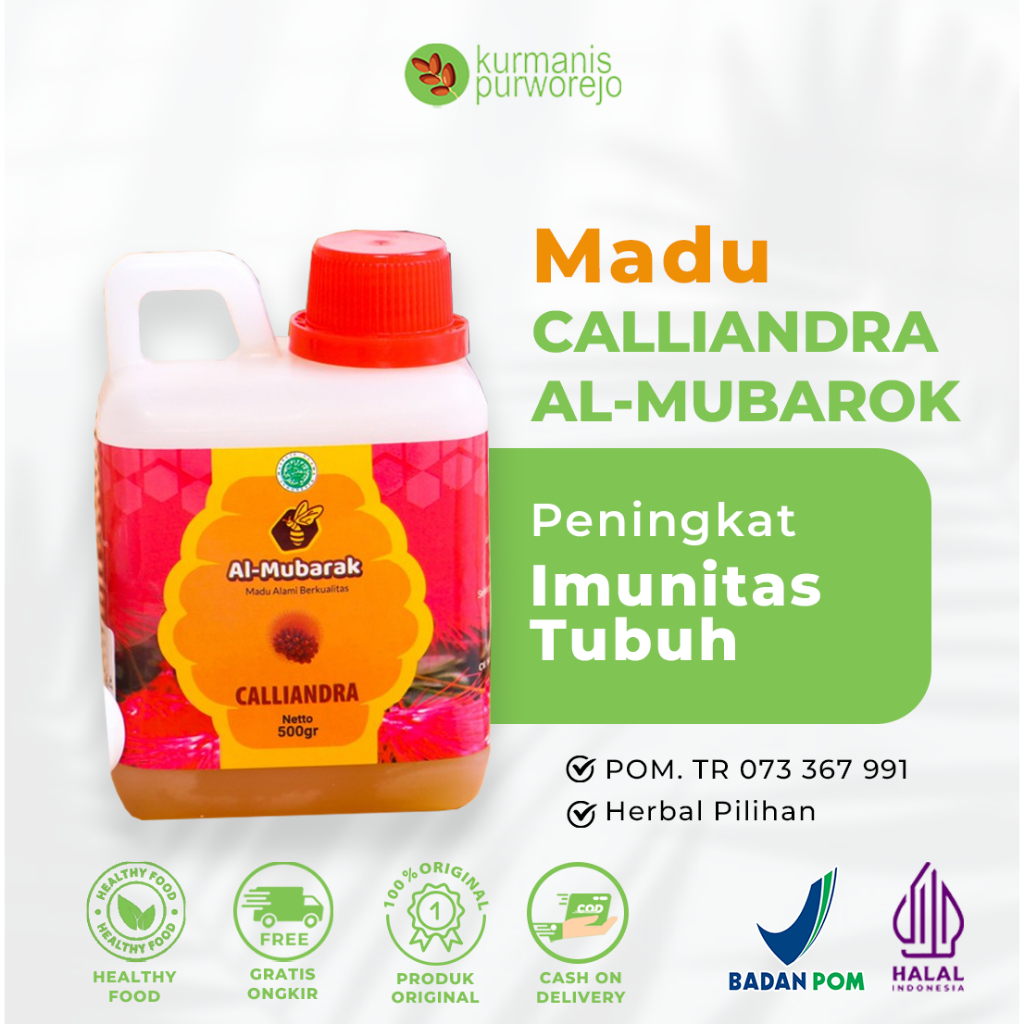 

Madu Calliandra Al Mubarak 500gr
