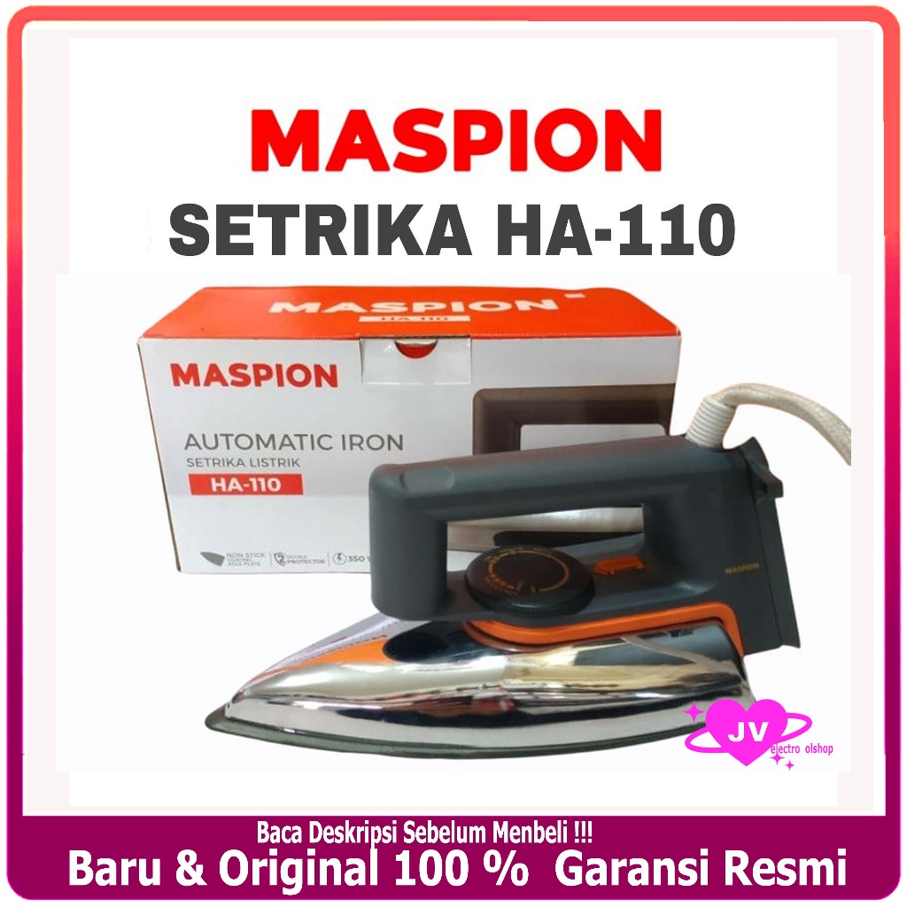 Setrika MASPION HA110 / Maspion Setrika Listrik HA-110