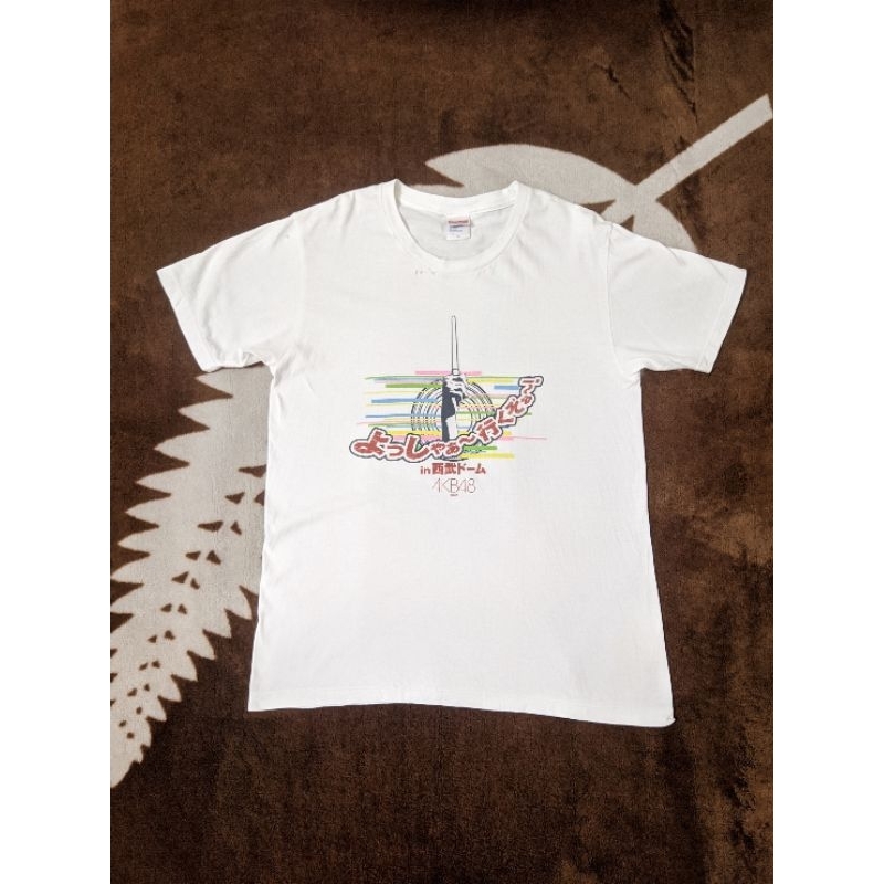 T-shirt AKB48 size L United Athle warna Putih second