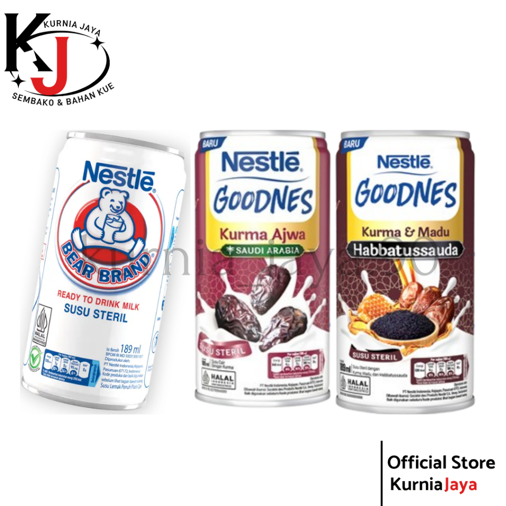 

[ NESTLE ] Susu Steril 189ml , 4pcs