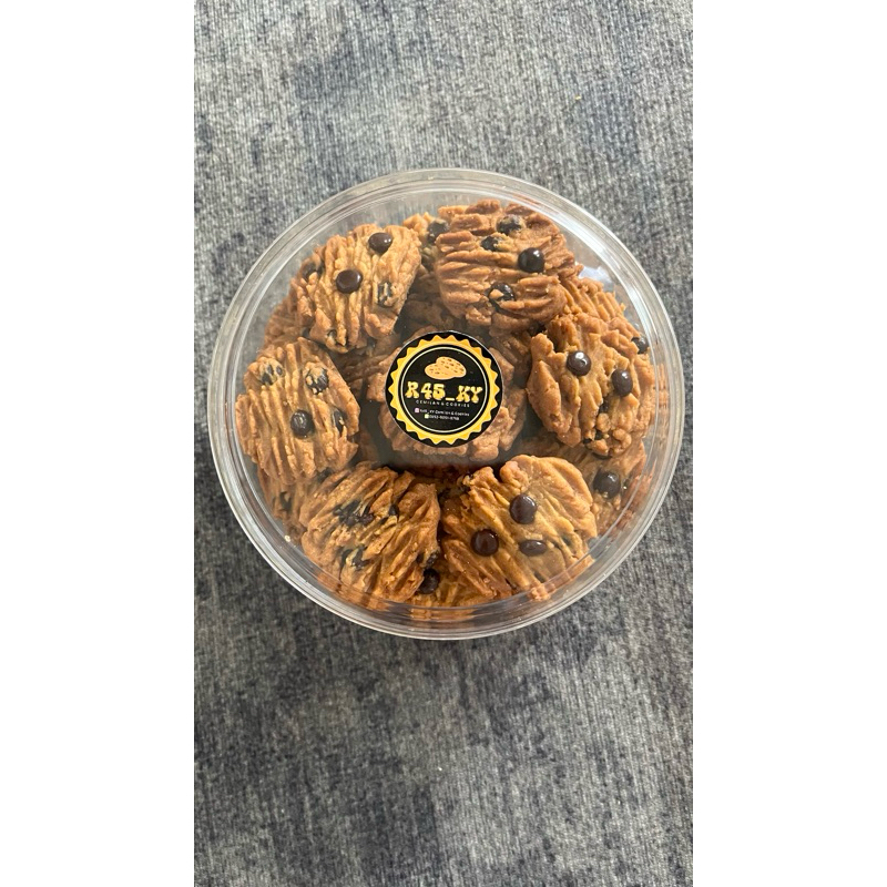 

Cookies Chococips Palm Sugar Tanpa Gula Pasir Kue Lebaran Viral