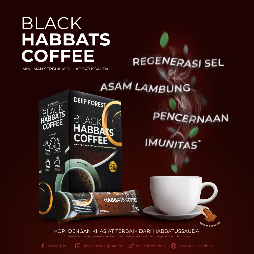 

BLACK HABBATS COFFEE Dengan Habbatussauda