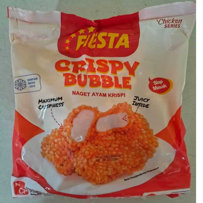 

FIESTA CRISPY BUBLE NUGGET 400 GRAM