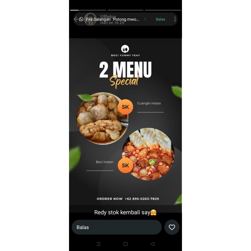 

boci instan, cuangki instan