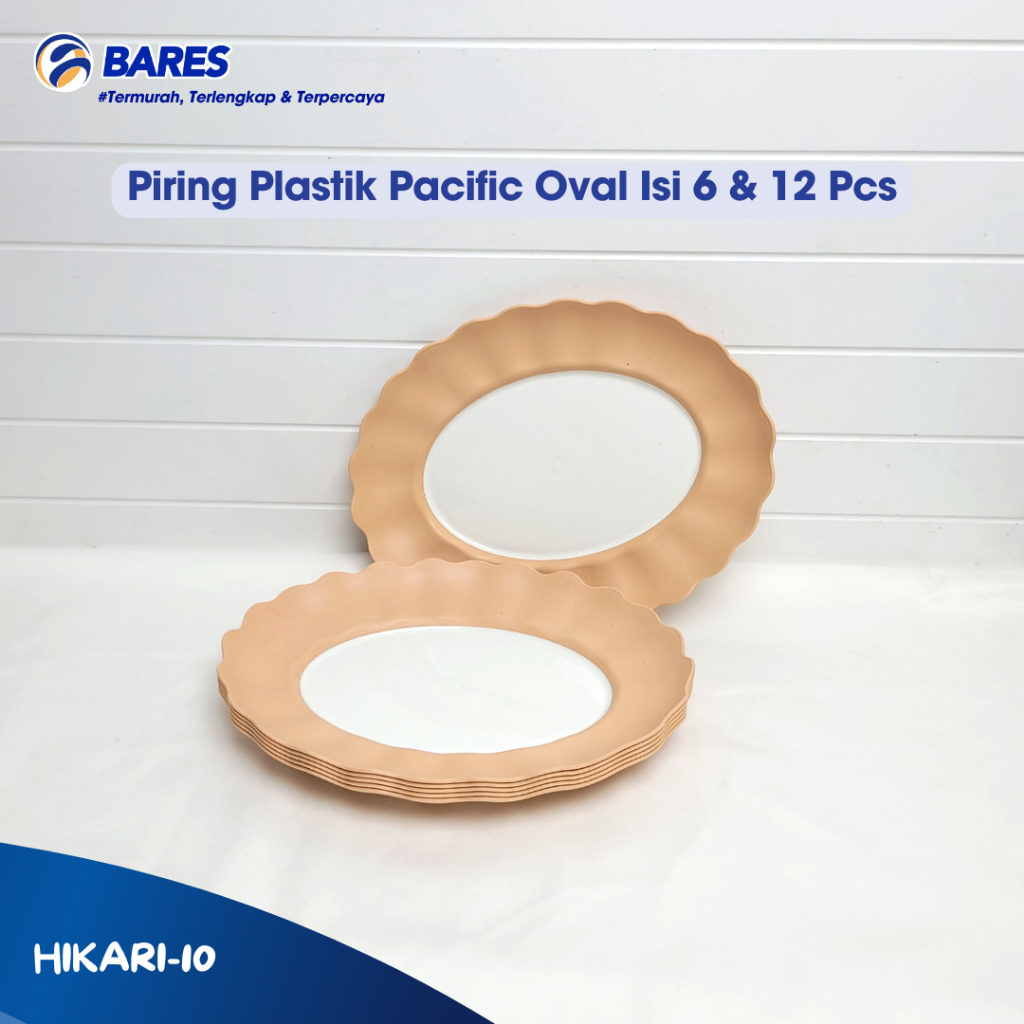 (6pcs/12pcs) PIRING HIKARI 10/PIRING HIKARI 12/PIRING OVAL MOTIF/PIRING SAJI/PIRING PRASMANAN
