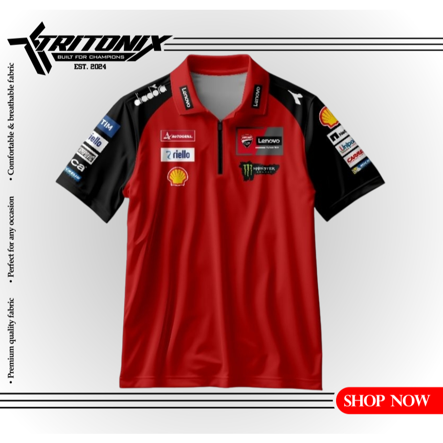 TRITONIX Jersey Polo Moto