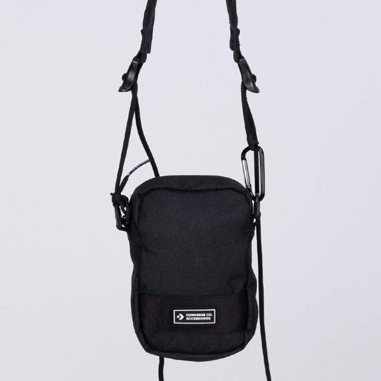 Tas Converse Shoulder Bag Pouch 2.0 Black Selempang Crossbody Casual Sport Lifestyle Original 100%