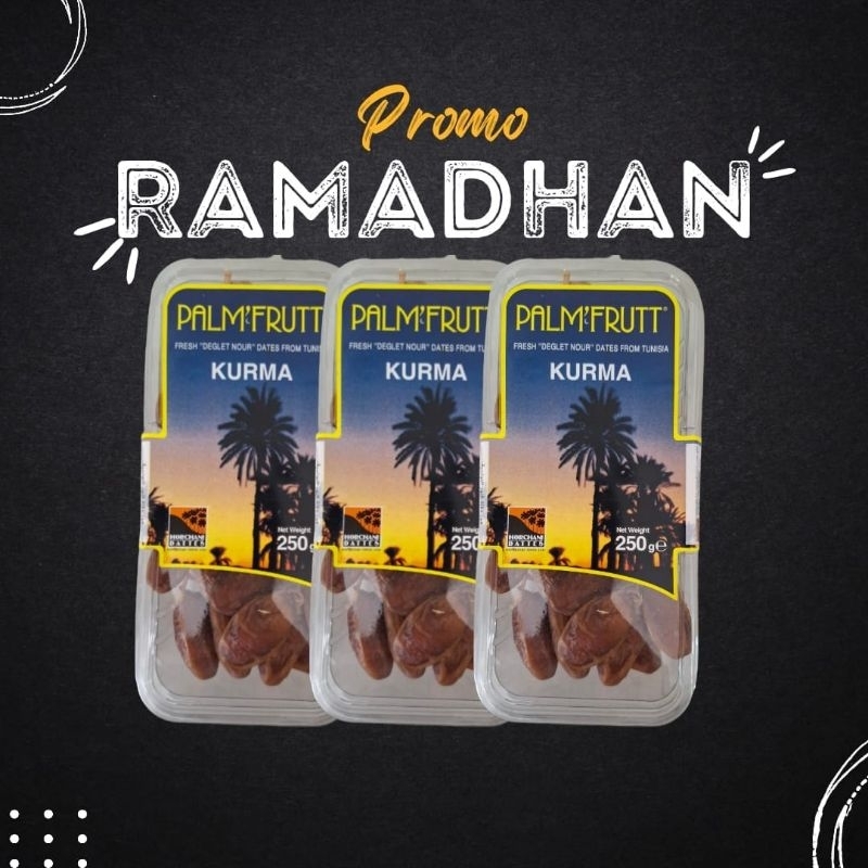 

PROMO 3 PCS PALMFRUIT 250 GRAMS / KURMA TUNISIA / KURMA PALMFRUIT / OLEH OLEH UMROH DAN HAJI