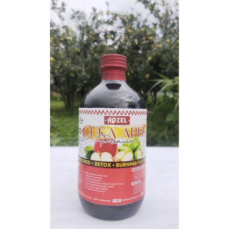 cuka apel premium 500 ml - cuka apel hijau asli malang - cuka apel organik - cuka apel untuk Kesehat