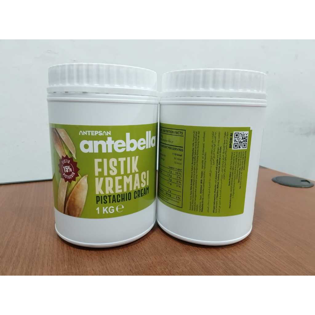 

Selai Kacang Pistachio 15% (Pistachio Spread Cream 15%) - 1 KG