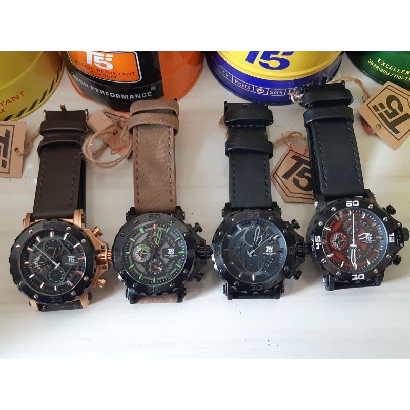 Jam tangan cowok T5 H 3641 G Original