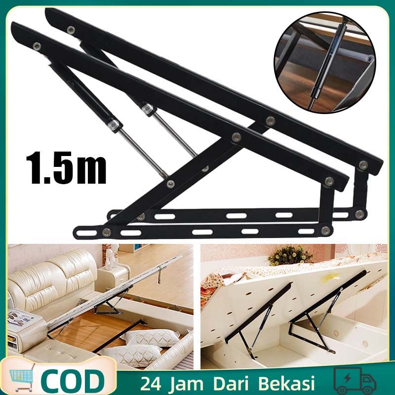 150CM Engsel Hidrolik Tempat Tidur Divan Hidrolik Engsel Dipan Lipat Engsel Ranjang