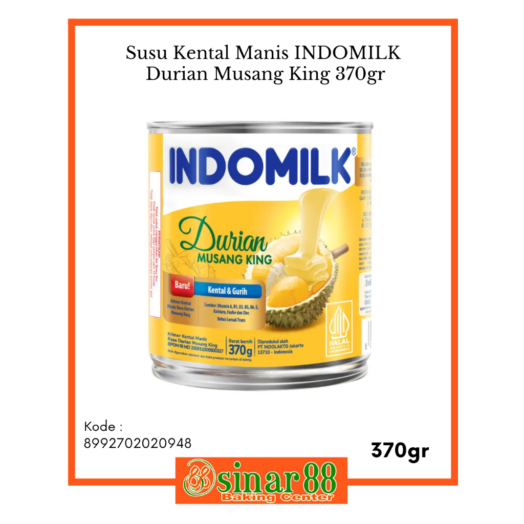 

Indomilk Susu Kental Manis Durian Musang King
