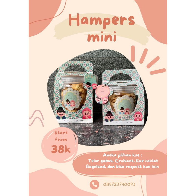 

Hampers mini (Aneka kue & Cemilan)