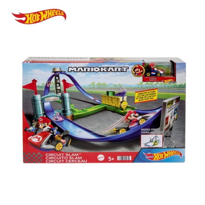 Hot Wheels Mario Kart Circuit Slam Loop Track Mobil Mainan Anak Original Mattel HotWheels Bandung Ci