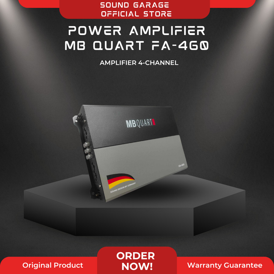 POWER AMPLIFIER 4 CHANNEL MB QUART FA-460