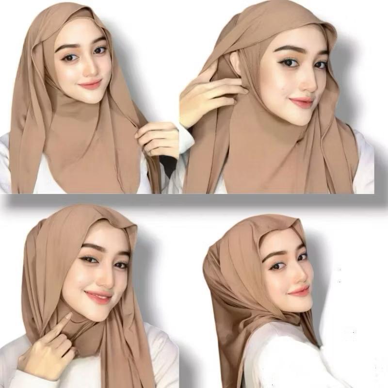 𝗤𝗶𝗮𝗿𝗮_𝗦𝗰𝗮𝗿𝗳- PASHMINA JERSEY OVAL/PASMINA INSTAN INNER ||PASMINA MENUTUP LEHER