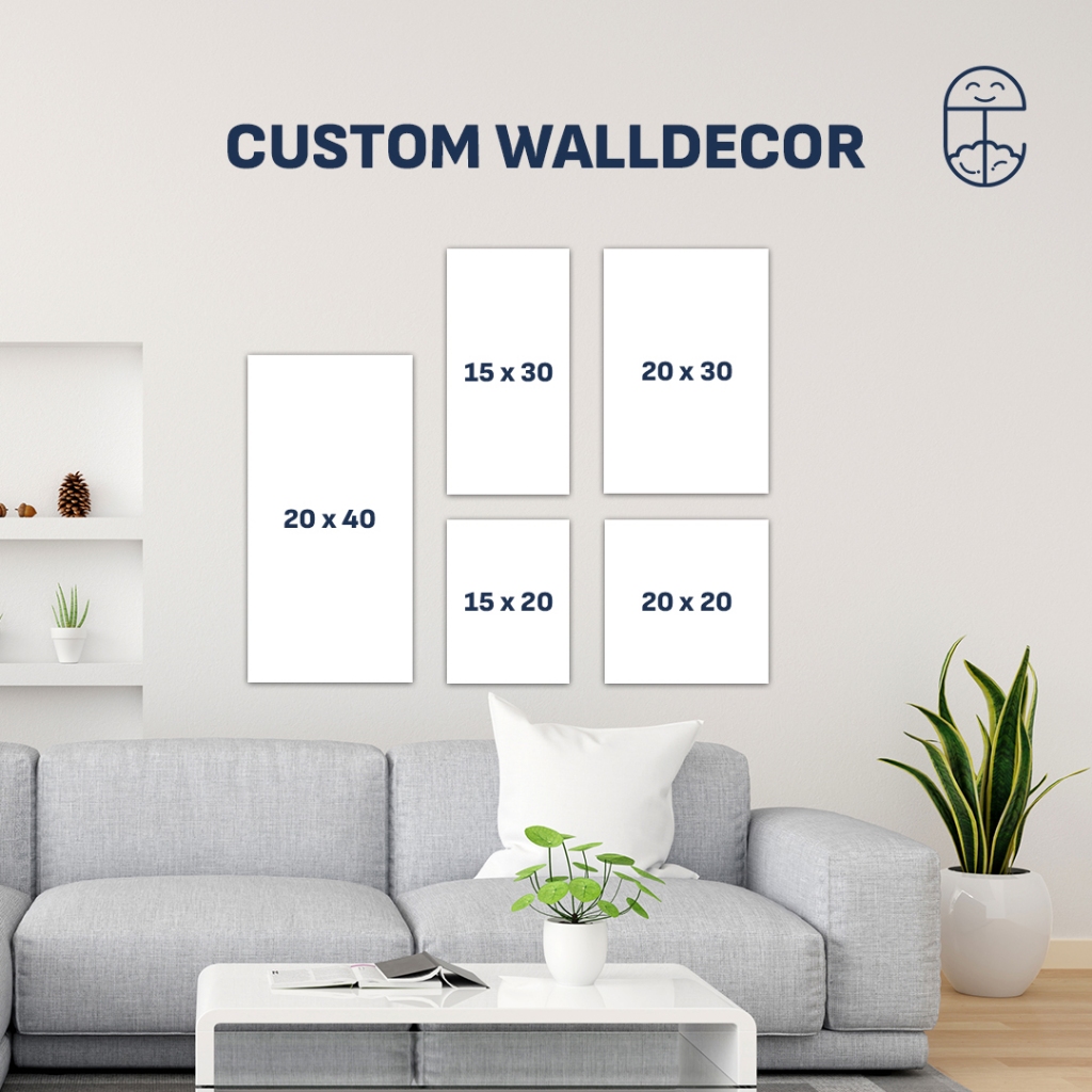 Hiasan Dinding Custom - Quotes, Foto, & Ilustrasi Sesuai Keinginan